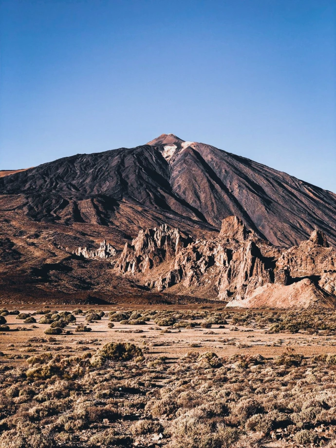 mountain in desert